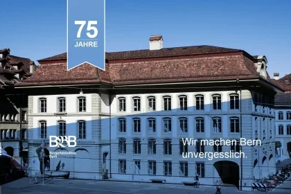 Ausstellung im Casino-Foyer zu 75 Jahre Burgerbibliothek Bern